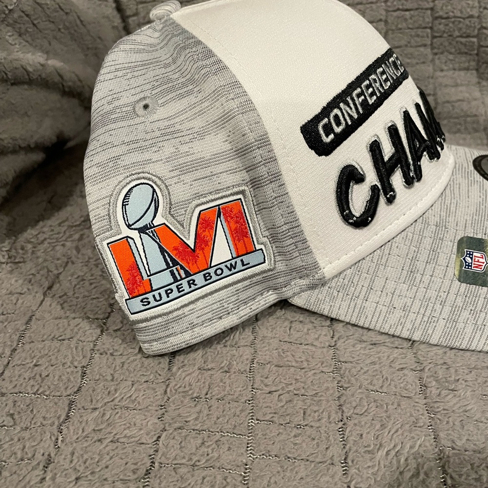 Cincinnati Bengals New Era Gray and Black AFC Champions Cap New!!! - Picture 3 of 7